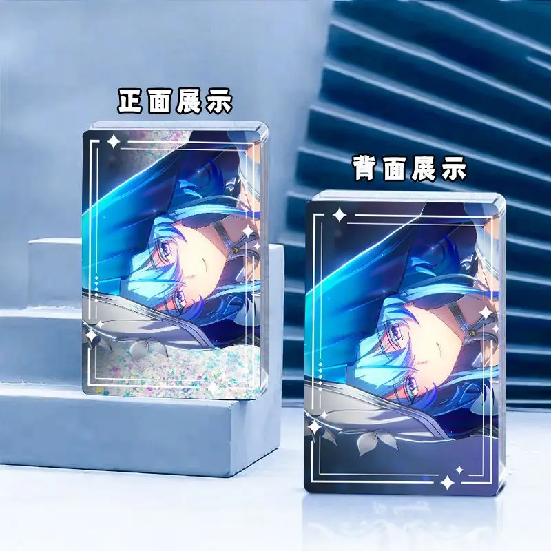 

Аниме Wuthering Waves The Shorekeeper фигурка акриловый струящийся песок Маджонг аниме аксессуары настольные украшения подарок на Хэллоуин