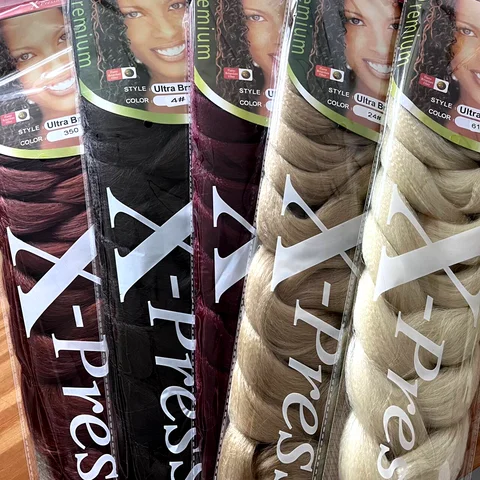 Trecce sintetiche per capelli intrecciati jumbo lunghi da 82 pollici Estensioni dei capelli all'uncinetto 165g Treccia pre allungata all'ingrosso per le donne nere
