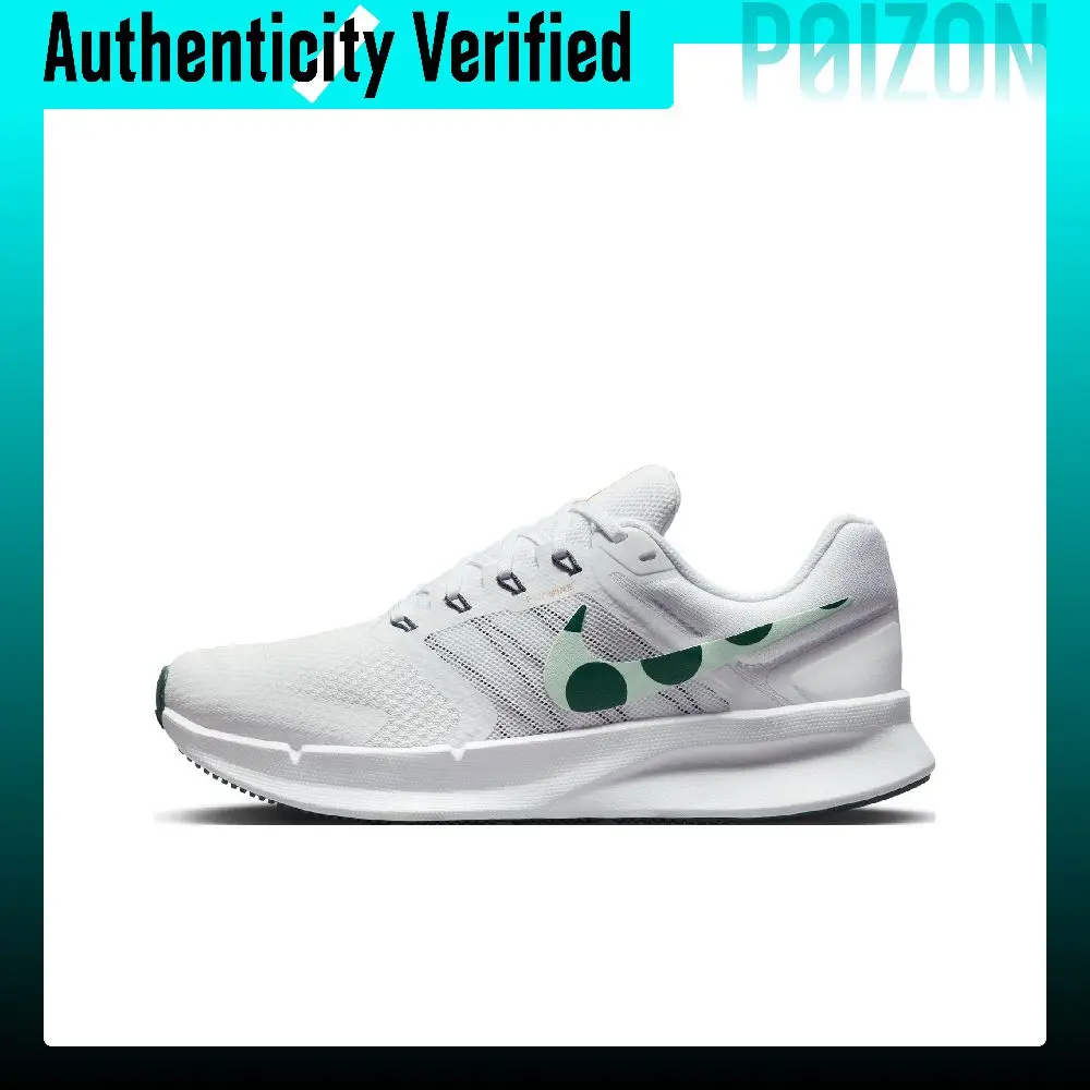 Nike Run Swift 3 Low top Casual City Commuting Running Shoes Men's White Green DR2695-100