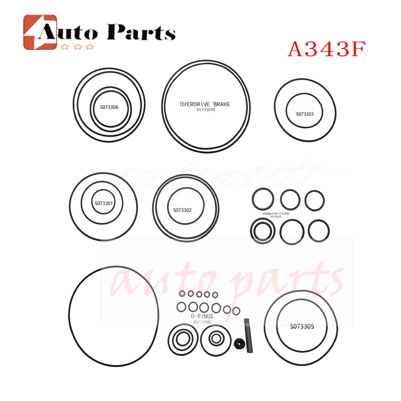 

Автомобильные аксессуары A343E A343F 30-43LE, комплект уплотнительных колец сцепления автоматической коробки передач для TOYOTA 2700 HYUNDAI townan K073C