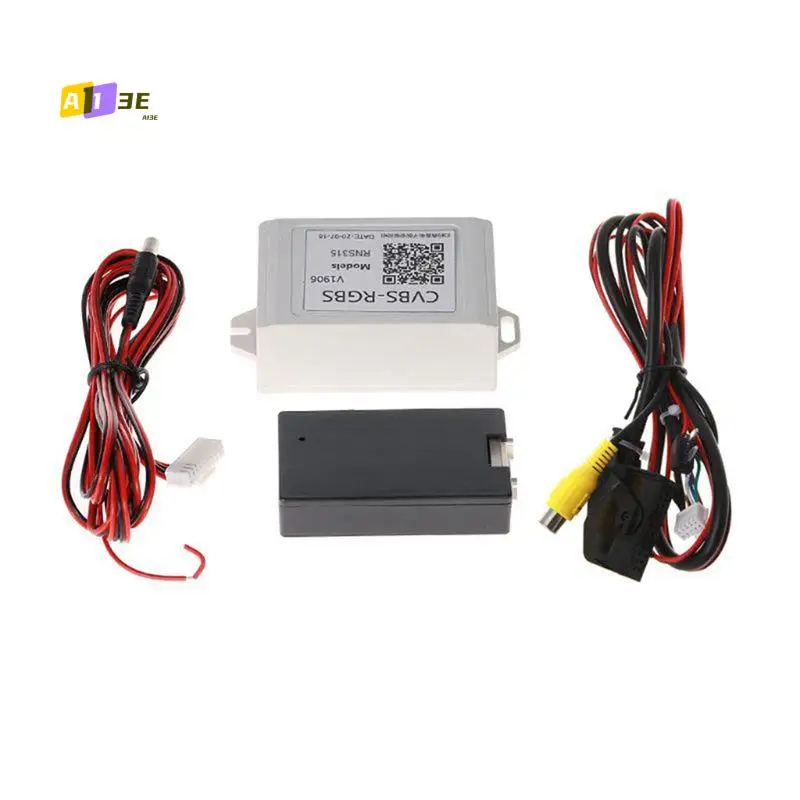 A03E-RNS315 RGB Adapter To CVBS Signal Converter Adapter For PASSAT Golf MK6 Spare Parts Accessories Flip Rearview Camera D7YA