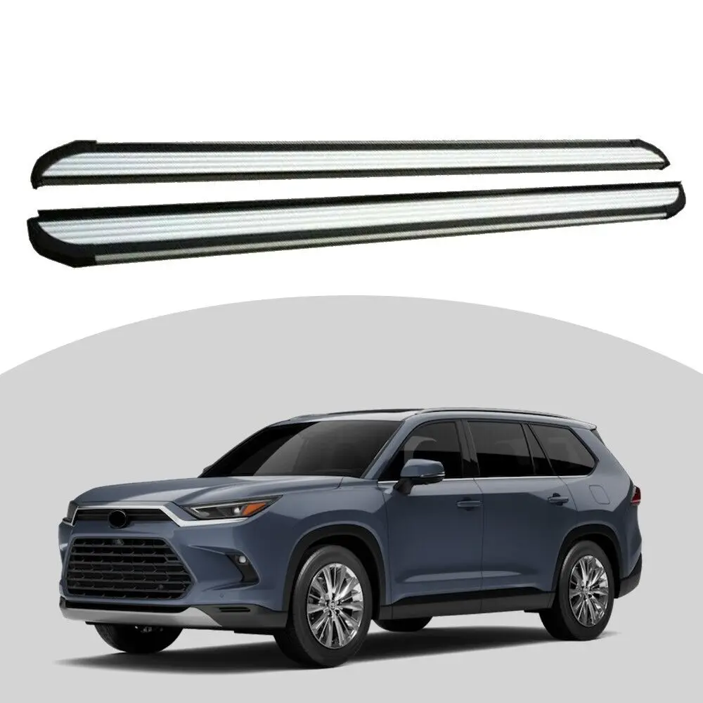 2Pcs Running Board Side Step Nerf Bar Protector for Grand Highlander 2023 2024