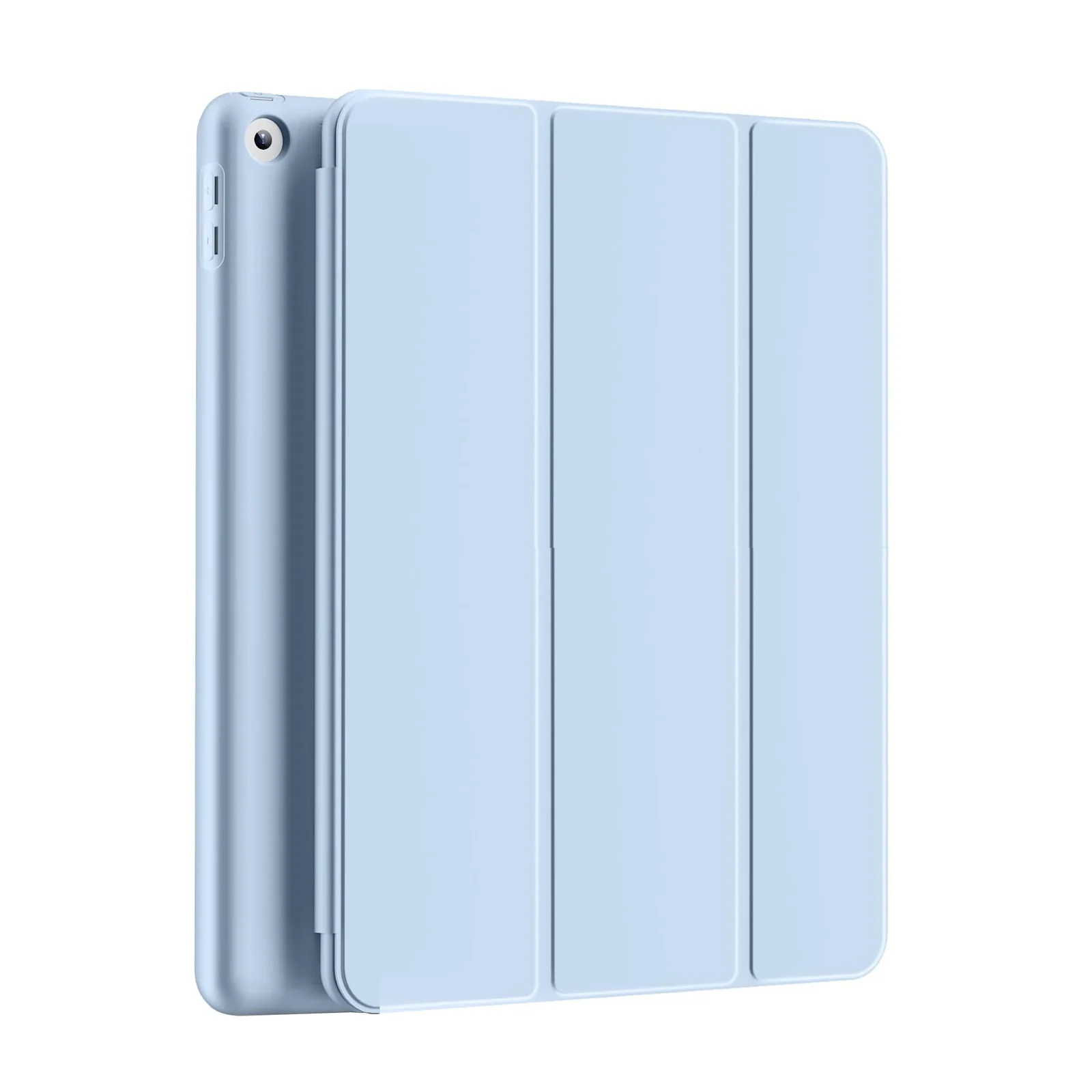 Für iPad 10.2 2019 2020 2021 7. 8. 9. Generation Magnetische Flip Smart Cover für iPad 7 8 9 mit weicher Silikon-Rückschale