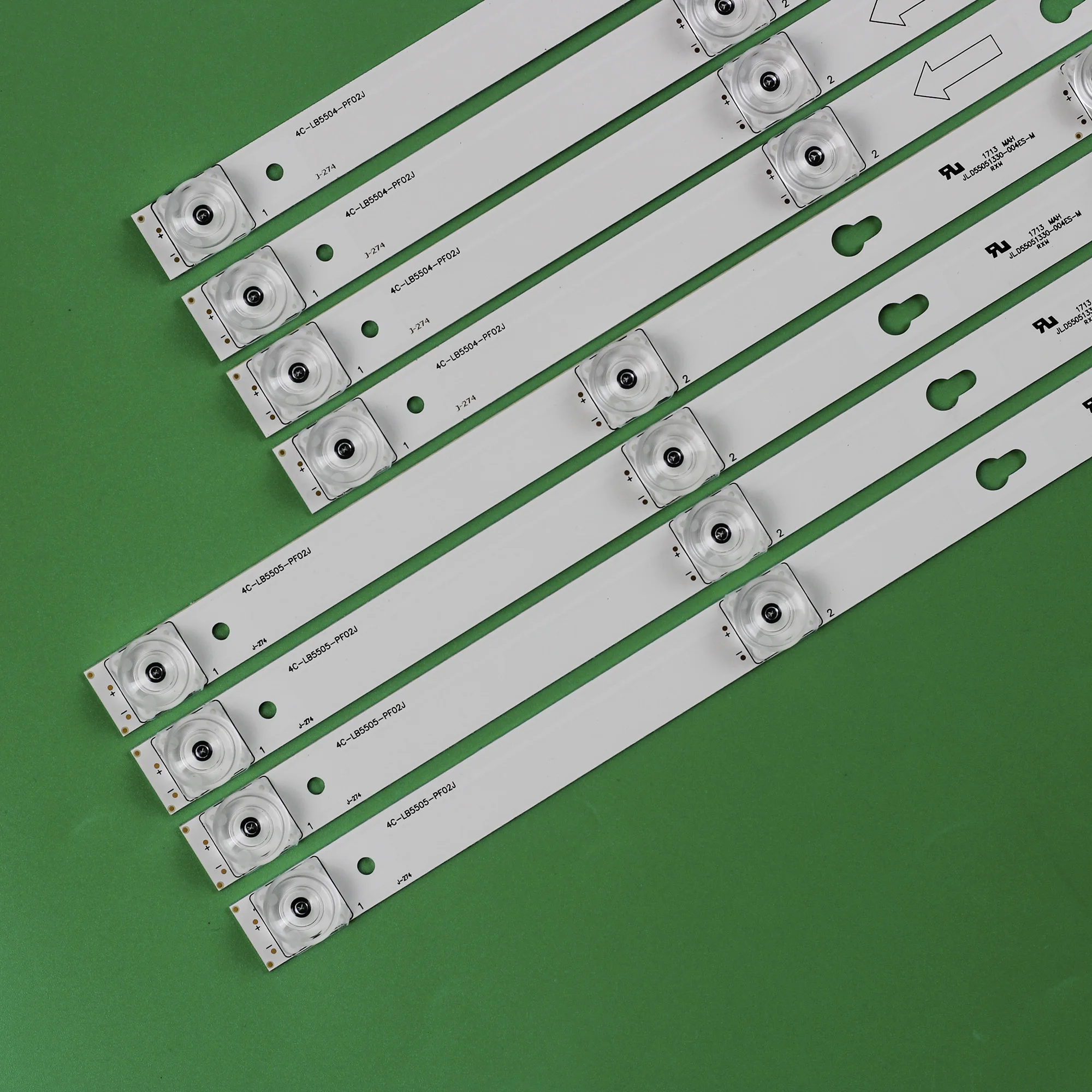 Striscia LED Per 55S403LFAA U55P6016 U55P6046 U55P6066 55UT6006 55UC6426W 55UC6416 55UC6316 GIC55LB124 GIC55LB125_LED30F2.1D_V0.4