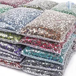 VC Wholesale Resin non hot fix rhinestones стразы flatback plastic crystals strass glitters stone Big package forDIY nail