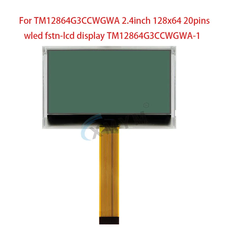 Per muslimate 2.4 pollici 128x64 20pin wled fstn-display lcd TM12864G3CCWGWA-1