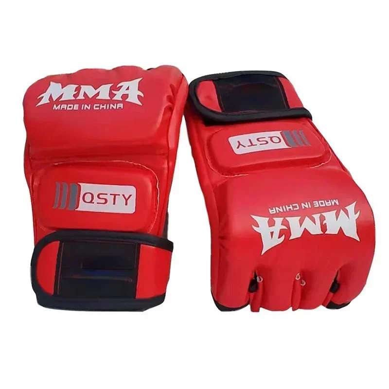 

New Sandbag Gloves Half Finger Gloves Boxing Gloves Professional Fitness Training Fitness Sanda