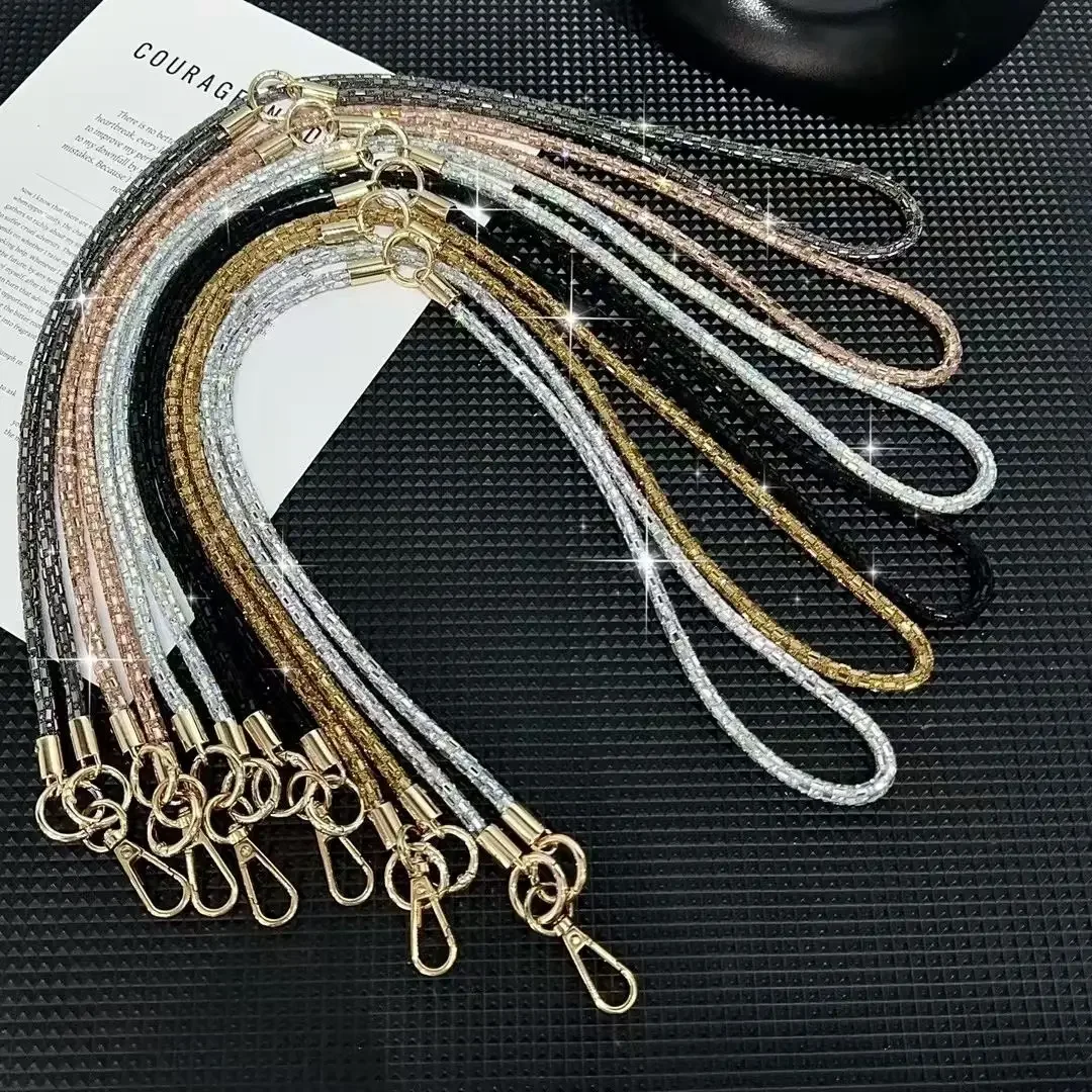 

Ins Style 3in1 Crossbody Strap Style Mobile Phone Lanyard Advanced Luxury Flash Diamond Outdoors Anti-lost Mobile Phone Chain