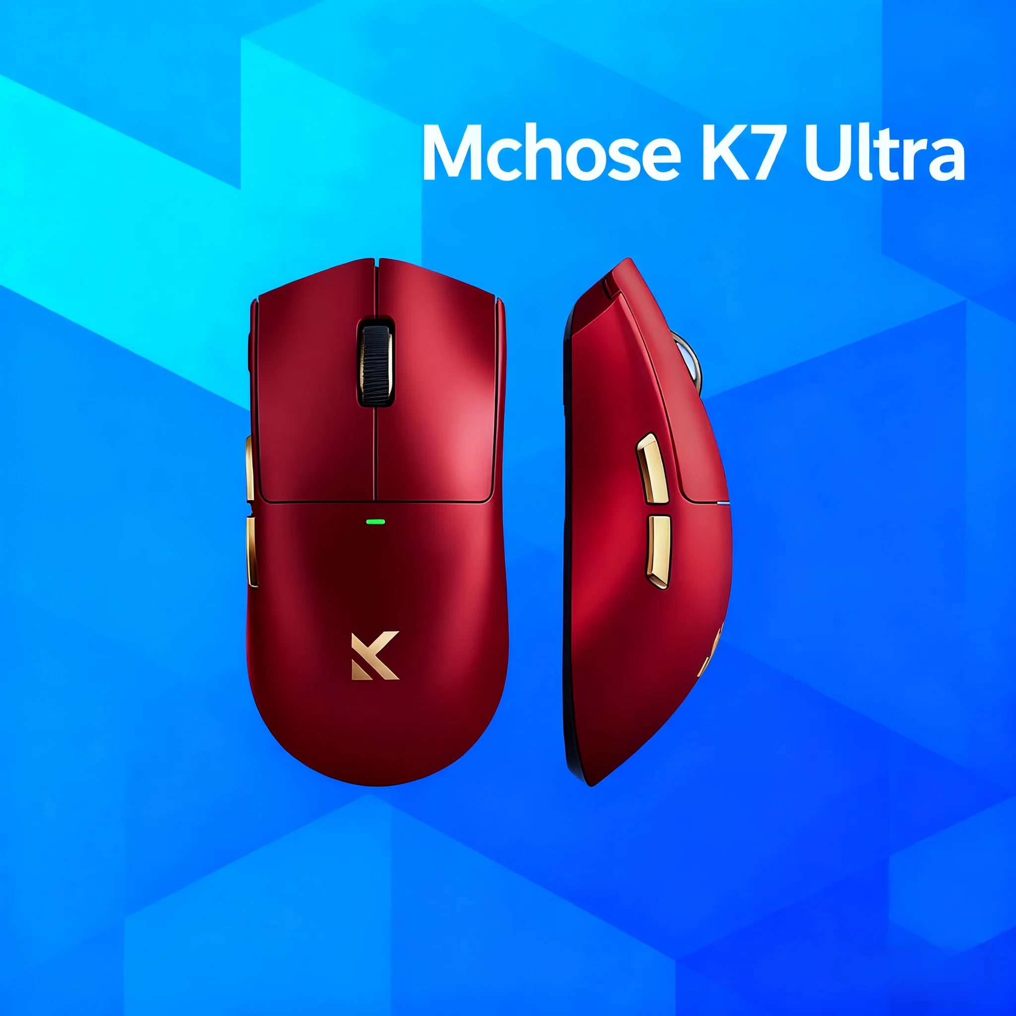 Mchose K7 ウルトラ ワイヤレスマウス ゲーミング 軽量マウス トリモード 8000HZ レシーバー 磁気吸着 Eスポーツマウス カスタムギフト