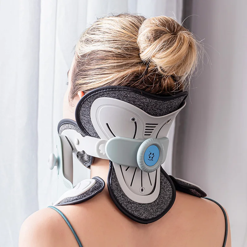 Factory Price Neck Cervical Shoulder Chiropractic Relaxer Support Traction Comfortable Massage Pillow for Relaxation