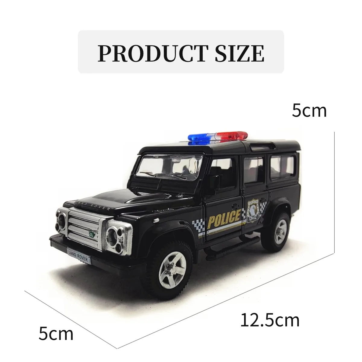 1/36 Land Rover Defender Pullback Toy Car Model Mechanic Replica Official Licensed Scale Diecast Miniature Art Xmas Toy Gift image 2