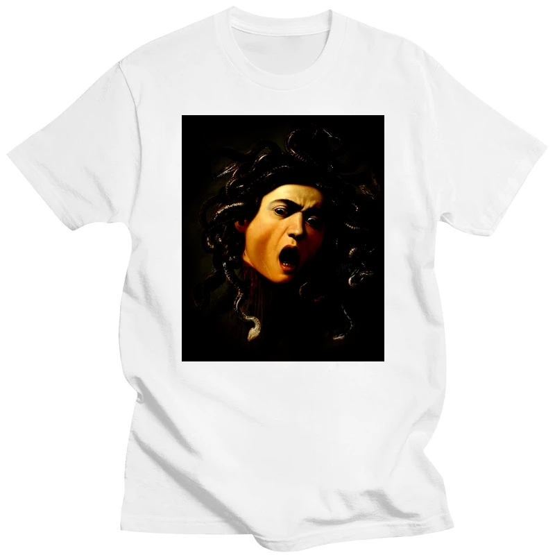 Caravaggio Medusa Art Lover Special TShirt Goth 1980s Subculture Rock Romance Casual Size S-6XL Summer T-shirt For Men Women