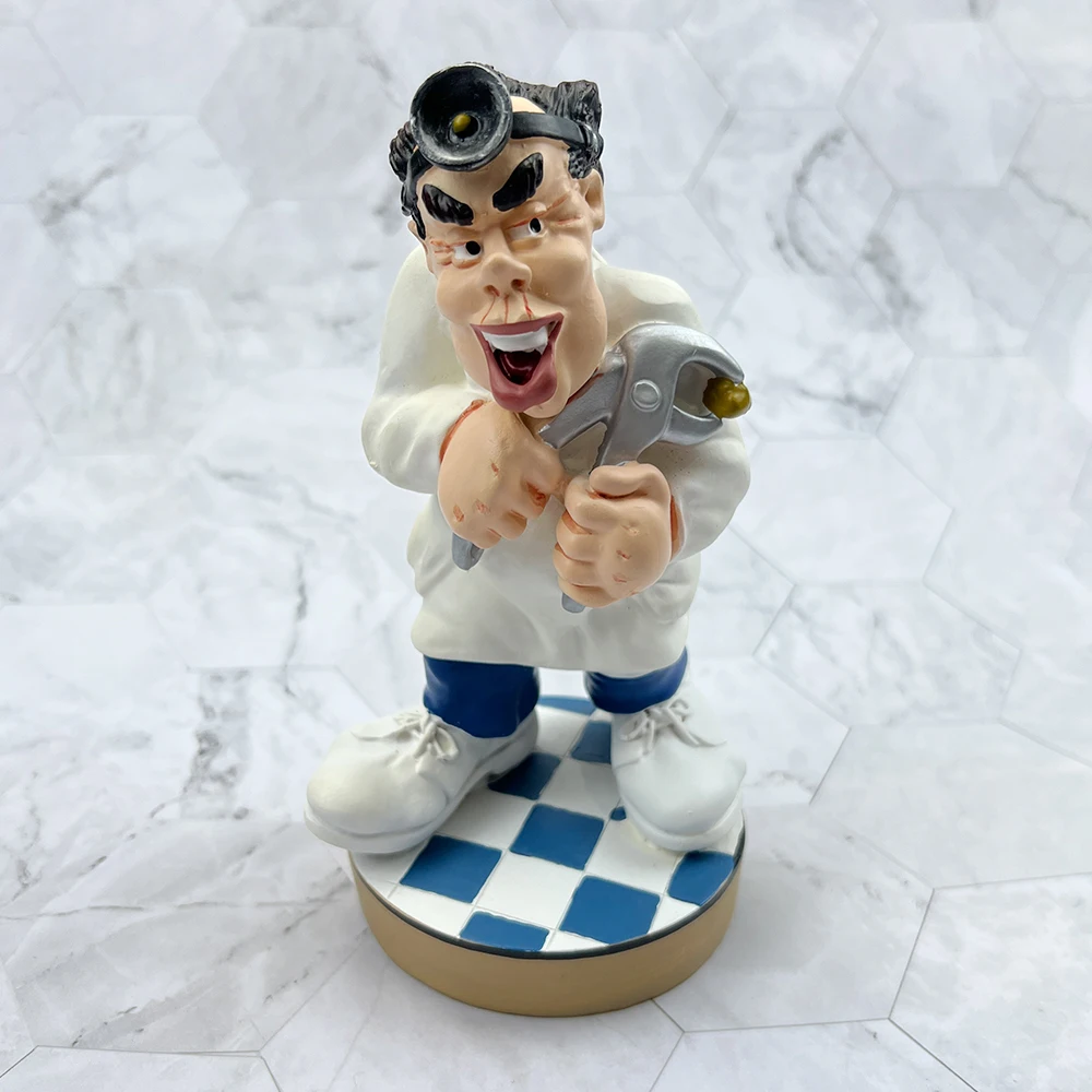1szt Stomatologiczne figurki ceramiczne Ozdoba dentystyczna Prezent Klinika Biuro Rzeźba na biurko Rzemiosło artystyczne Akcesoria dekoracyjne