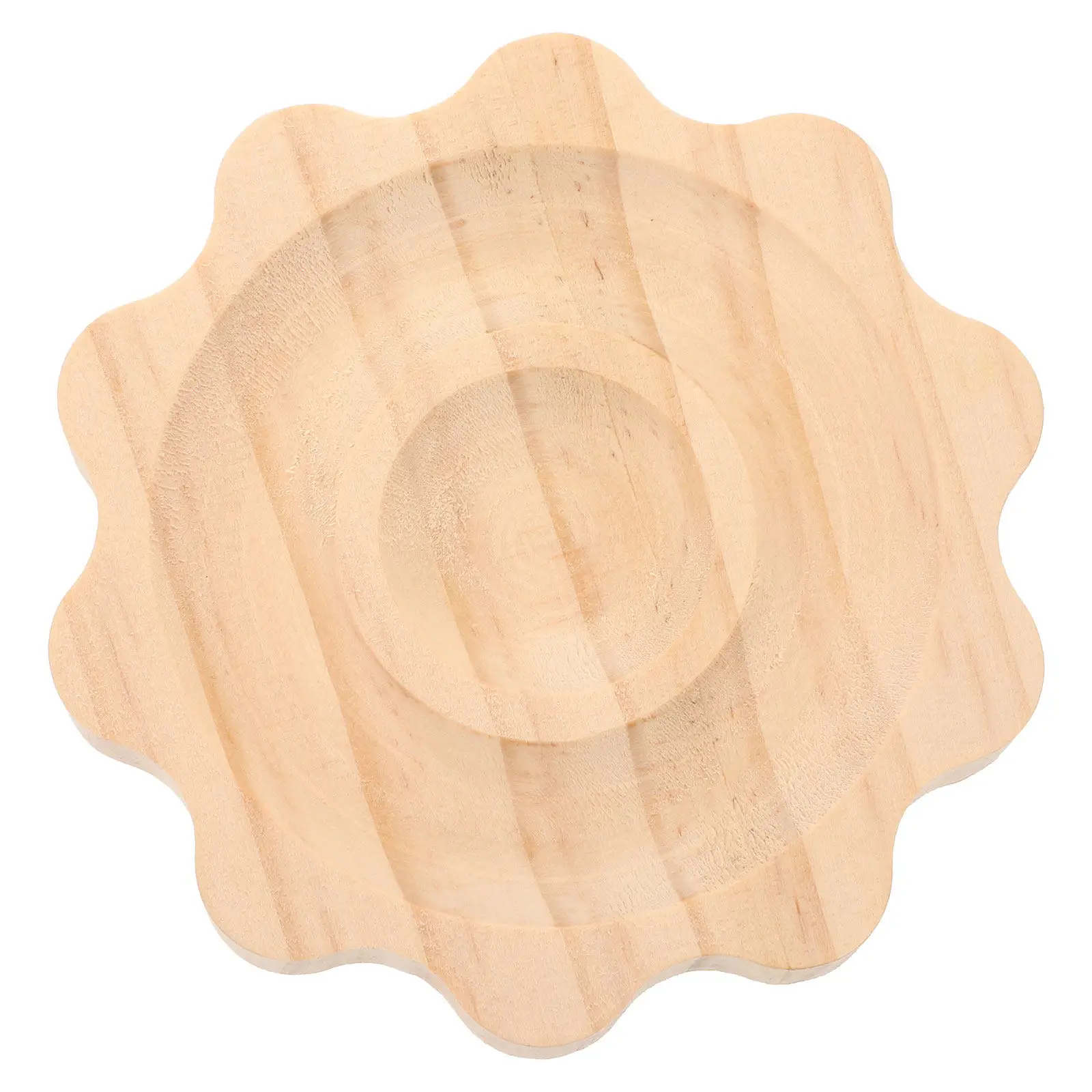 

Natural Wood Jewelry Display Tray Bead Organizer for Bracelets Bangles Craft Beading Board with Guiding Grooves Stylish Floral