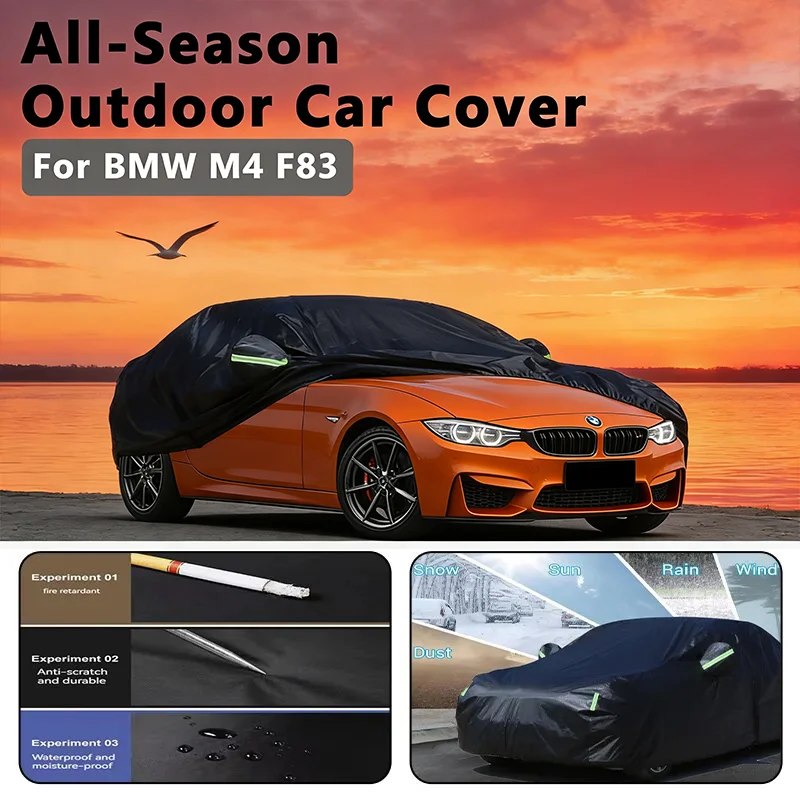 

Car covers for BMW M4 x F83 F82 Outdoor Protection Full Car Covers Snow Cover Sunshade Waterproof Dustproof Exterior