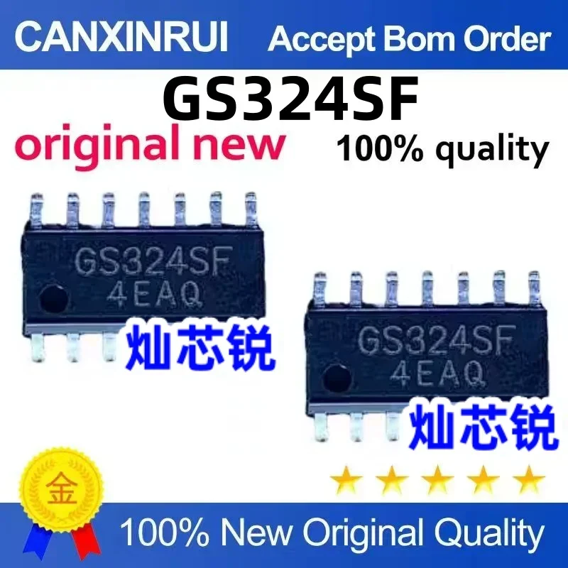 (5-100 pieces) Brand new stock GS324SF GS324SF SOP-14