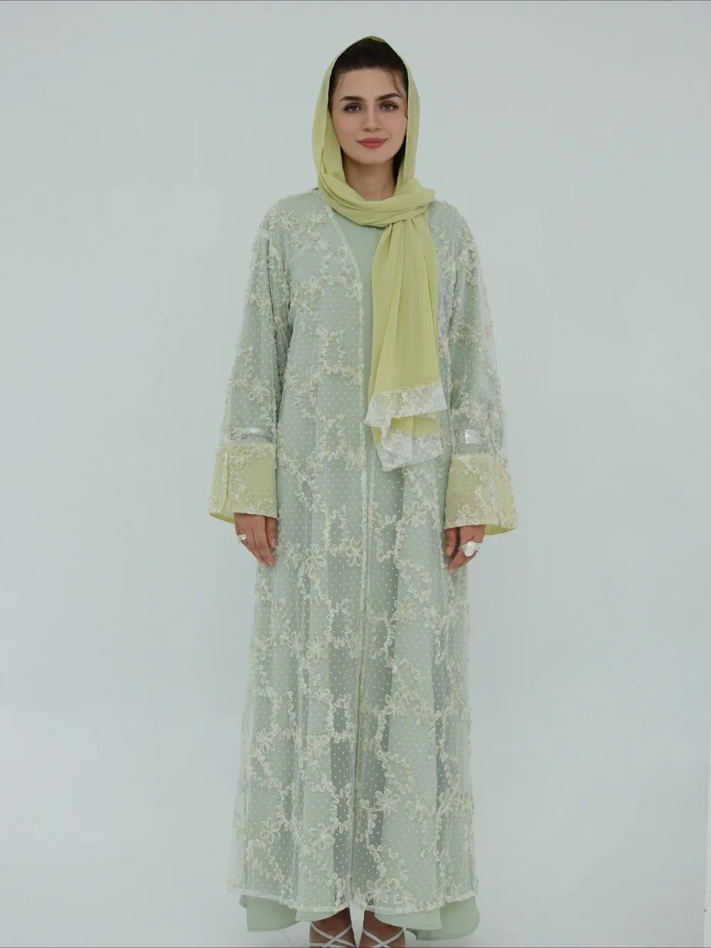 Eid mujeres vestido Abaya musulmán malla flor Jalabiya Ramadán Vestidos Largos Vestidos de fiesta árabe vestido largo Marruecos Dubai Kaftan 2026