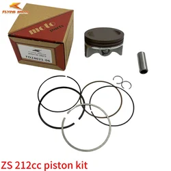 ZongShen large caliber racing piston kit 66MM suitable for Zongshen 212cc engine W190 update pit bike ATV performance component