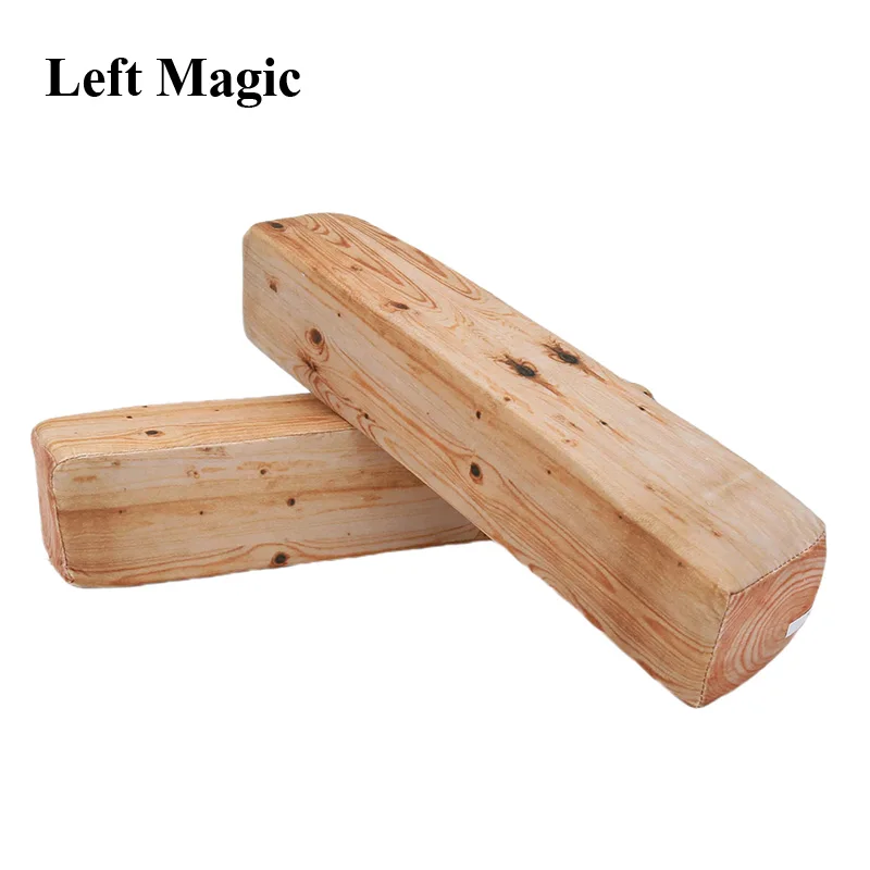 Super Lifelike Sponge Wood Block Magic Tricks Funny Fake Stick For Comedy Magicians Stage Street Gimmick Props Accessories