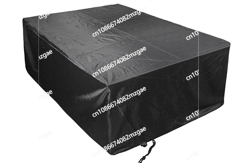 

Black outdoor cover table and chair square garden outdoor furniture rainproof furniture dust