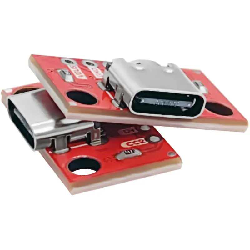 1 Set USB3.1 16P To 2.54 High Current Power Adapter Board Module TYPE-C Female Test Board For
