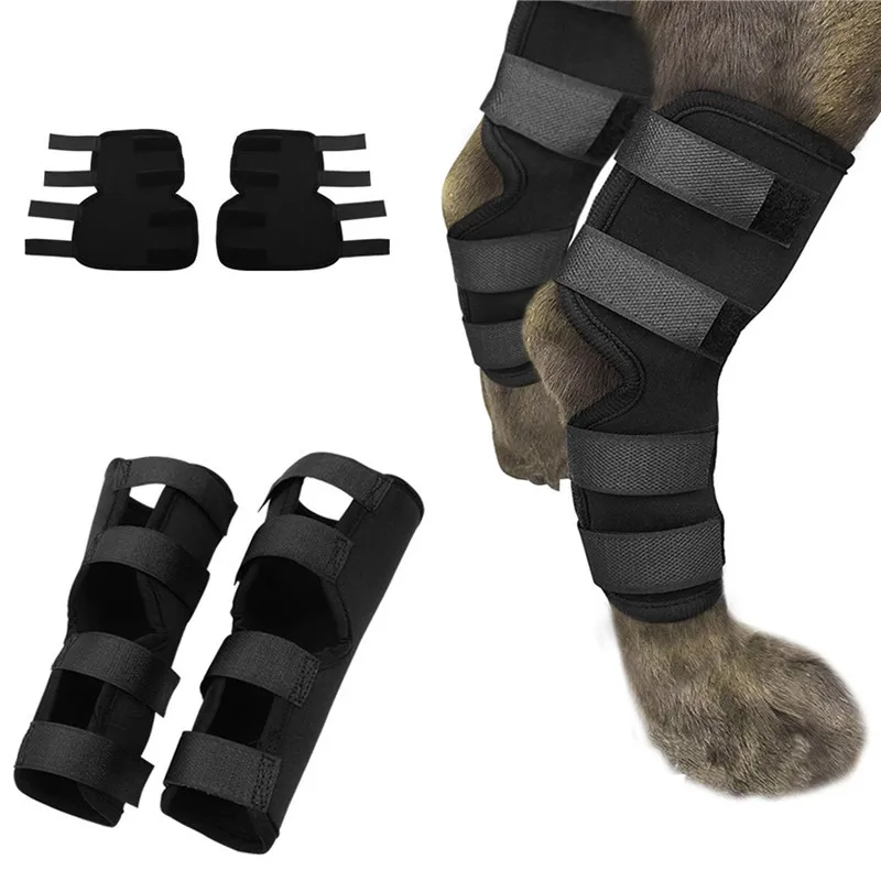 Pet Protector Dog Leg Protector Large Dog Knee Protector Elbow Protector Magic Bandage Anti-licking Fixed Recovery Bandage