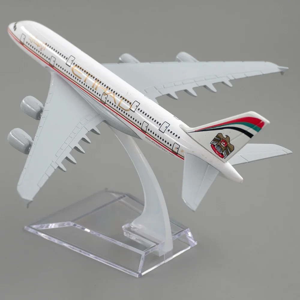 

1/400 сплав самолета Airbus a380 Etihad Airways 16 см сплав модель самолета игрушка детский подарок для коллекции украшения
