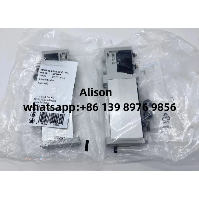 صمام الملف اللولبي الأصلي VUVG-B14-B52-ZT-F-1T1L 573484 VUVG-B14-M52-MZT-F-1T1L 573483 VUVG-B14-M52-AZT-1T1L 573482