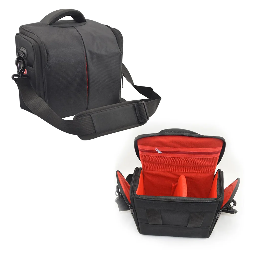 

Portable Camera Bag Shoulder Handbag for DSLR Small Lens Pouch Water Resistant Tear Proof Nylon Material Multi Pocket Design