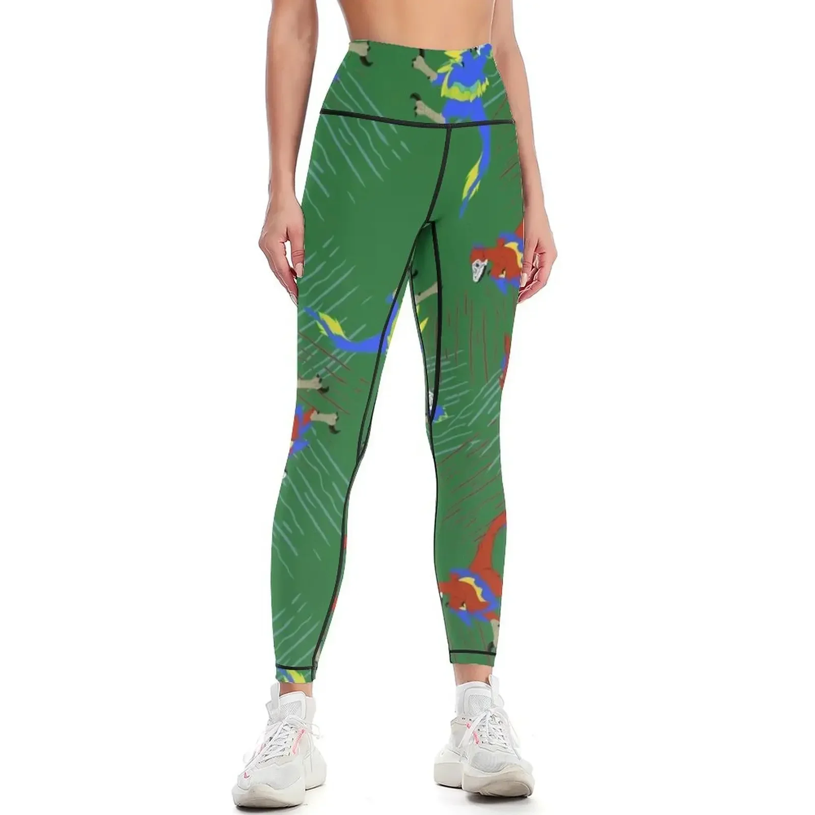 A Raptor of a Different Color Leggings Clothing fitness sporty woman push up Women sports Womens Leggings