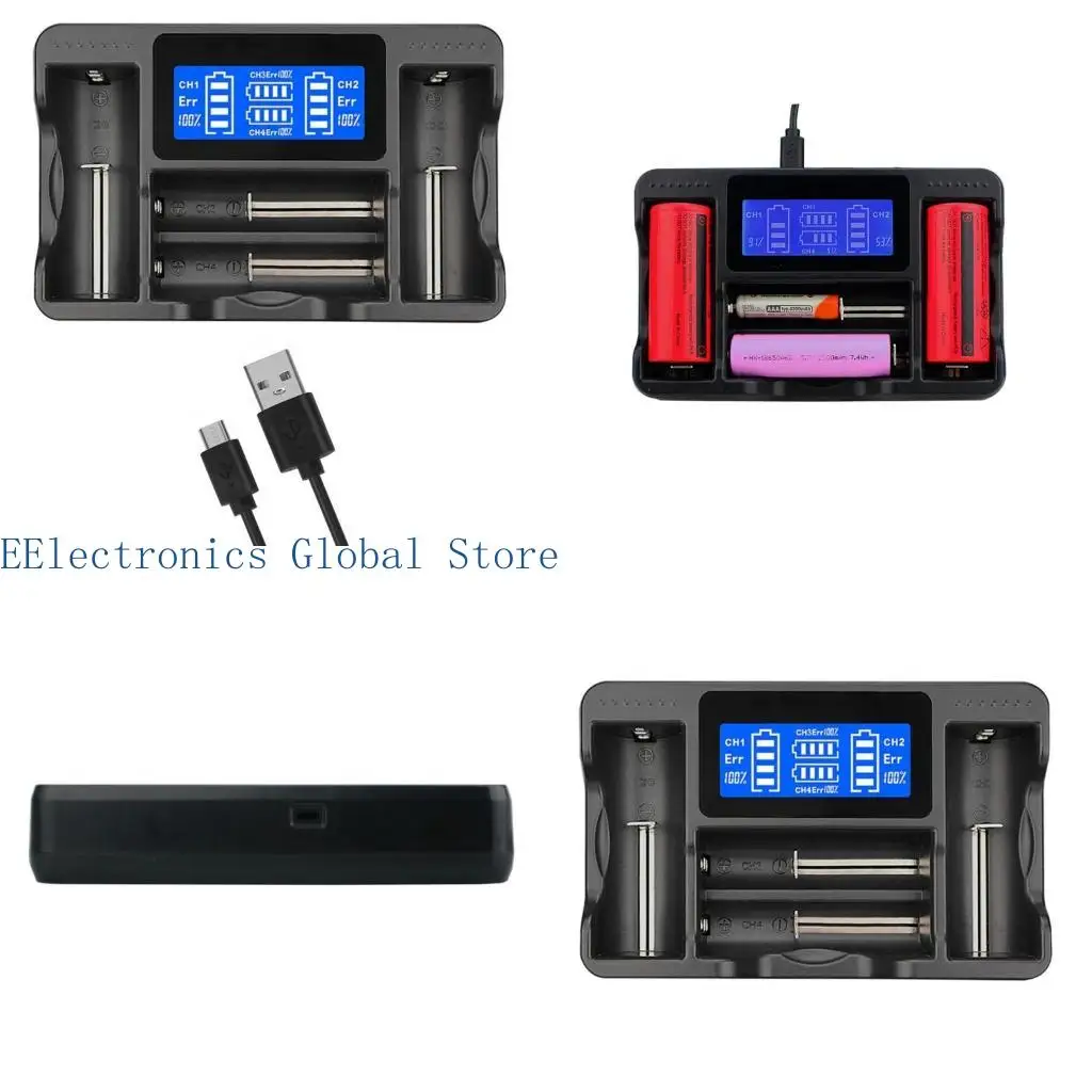 462B Usb 4-Slot Lcd…