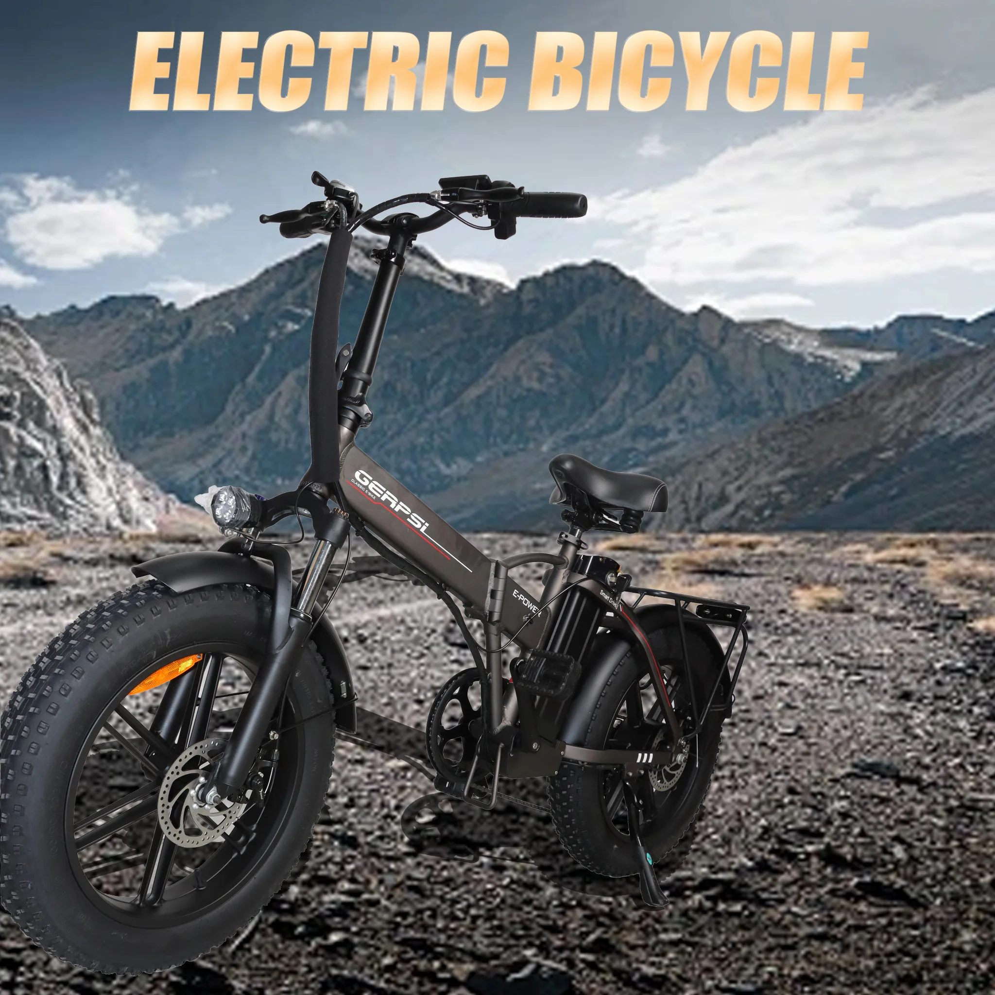BAOLUJIE GPS-DZ2002 Faltbares E-Bike 500W 48V16AH Herausnehmbarer Lithium-Akku 7-Gang Integriertes Rad 40-50KM Erwachsenen-Pendler-Elektrofahrrad