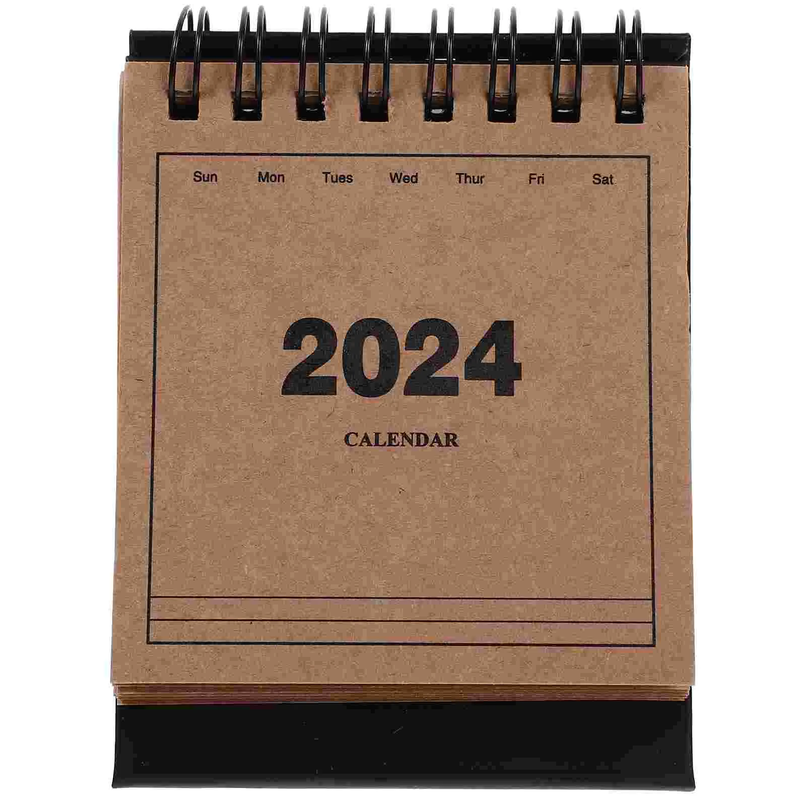 Настольный календарь 2023-2024, настольный мини-календарь с полными английскими орнаментами, флип-календарь, поверните страницу для