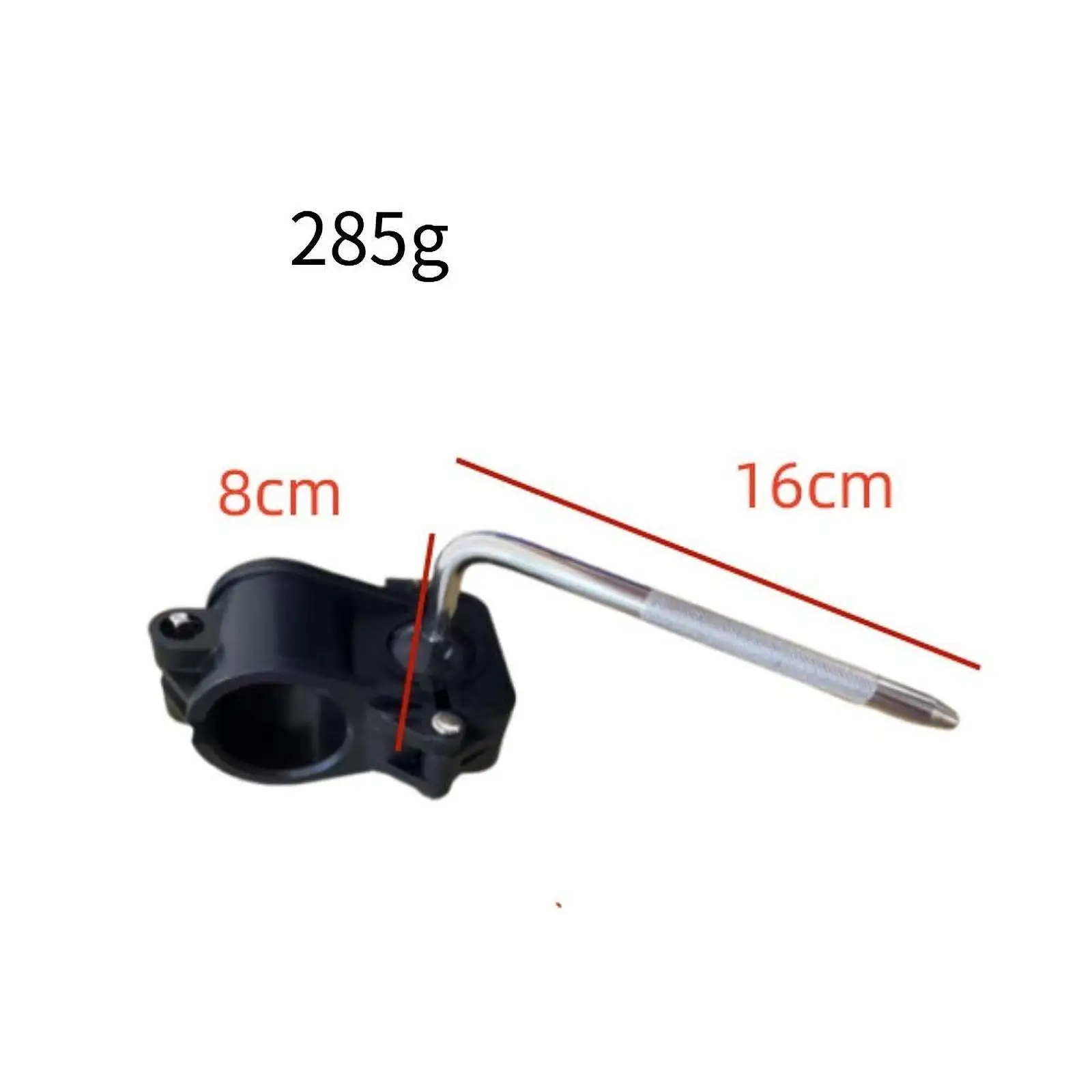 Electronic Drum Rack T Clamp L Rod Easy to Install Replacement Sturdy Professional Connection Pole for Stage Performance Home