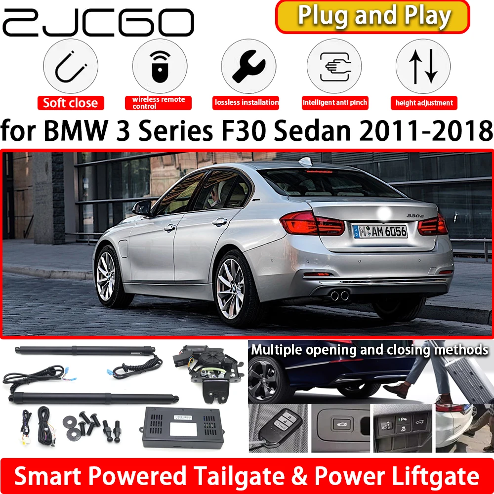 

ZJCGO for BMW 3 Series F30 Sedan 2011-2018 OEM Automatic Electric Powered Tailgate Power Liftgate Tail Gate Lift Kit System