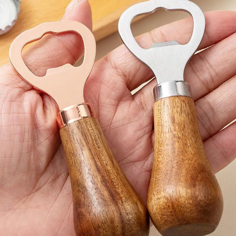 

Beer bottle opener portable wooden handle bottle opener beer beverage bottle opener for kitchen restaurant bottle opener tool