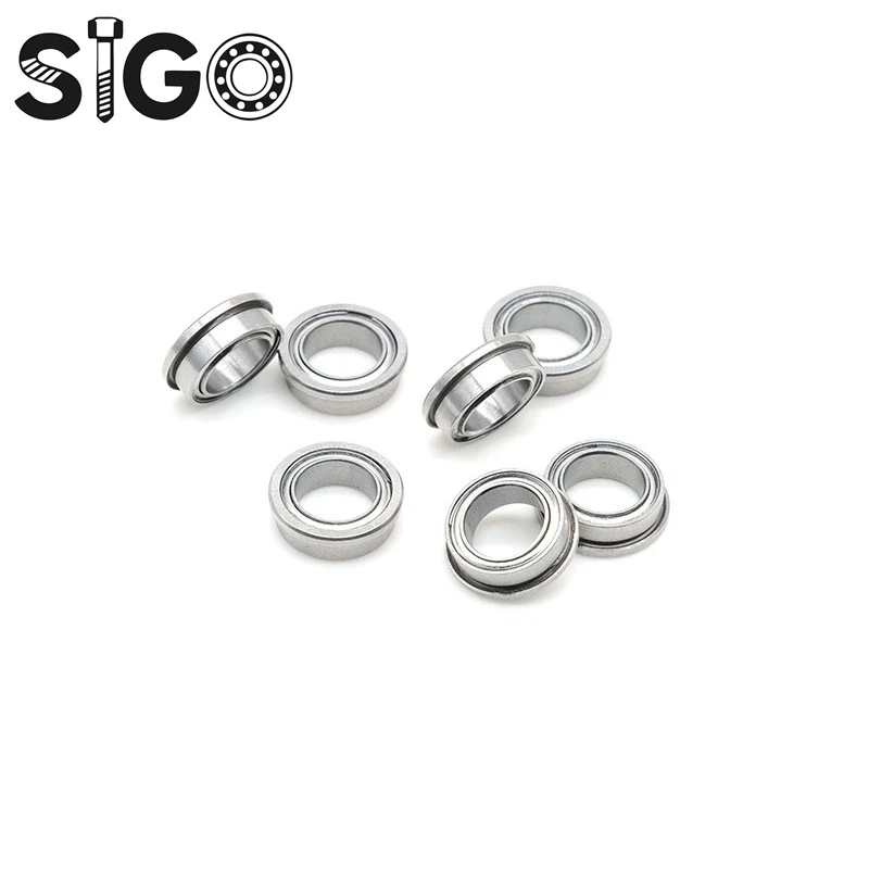 10PCS Inch Flange Bearing FR168ZZ FR156ZZ FR8ZZ FR166ZZ FR2-5ZZ FR144ZZ ABEC-7 Inch Flanged Ball Bearings