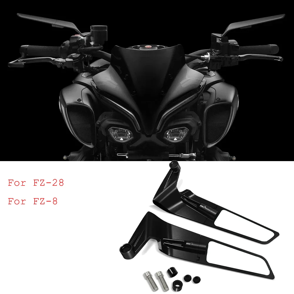 

For YAMAHA FZ25 FZ-25 FZ8 FZ-8 Universal Motorcycle Mirror Wind Wing Side Rearview Reversing Mirror