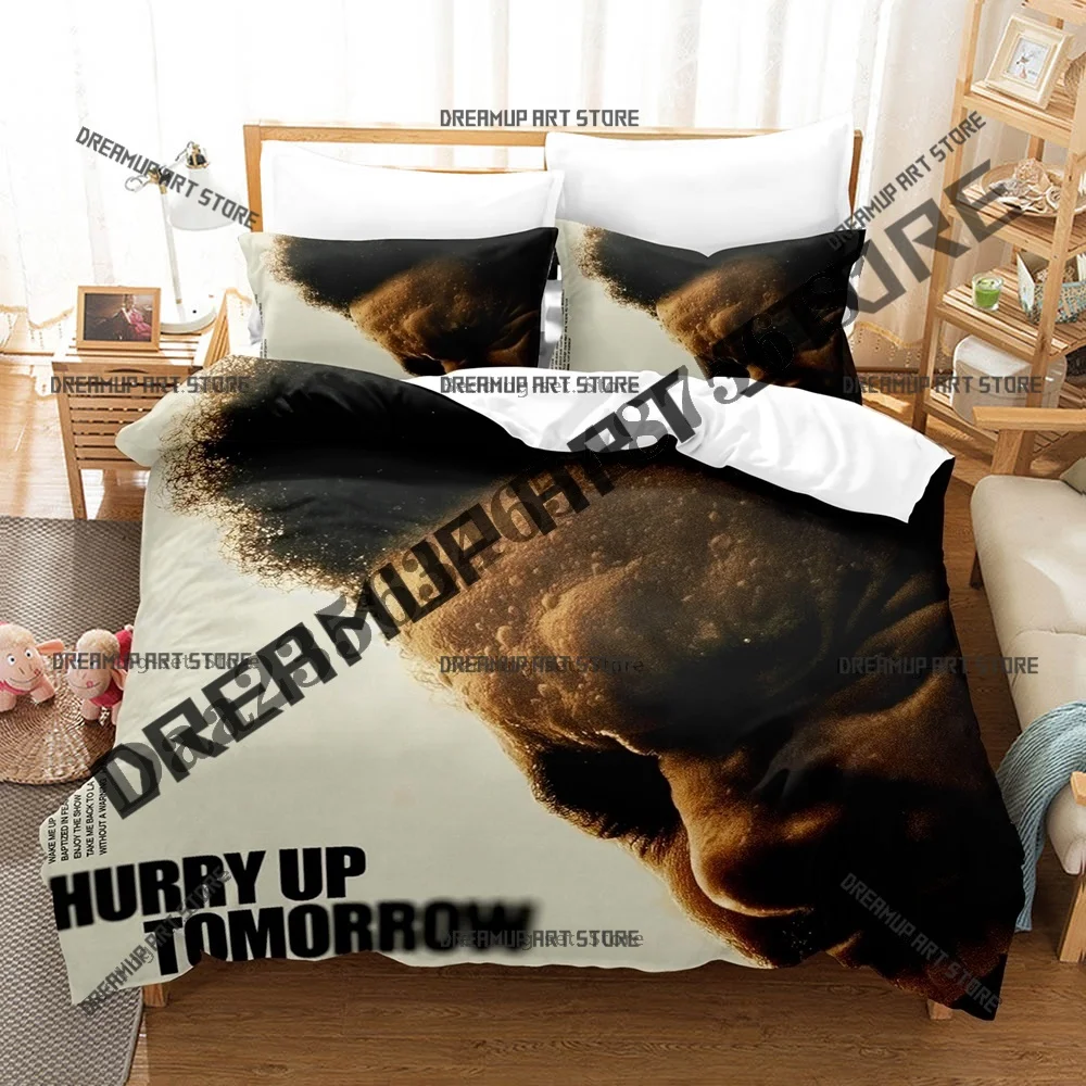 Fashion Hurry Up Tomorrow The Weeknd Bedding Set Single Twin Full Queen King Size Bed Set Kids Bedroom Duvetcover Set