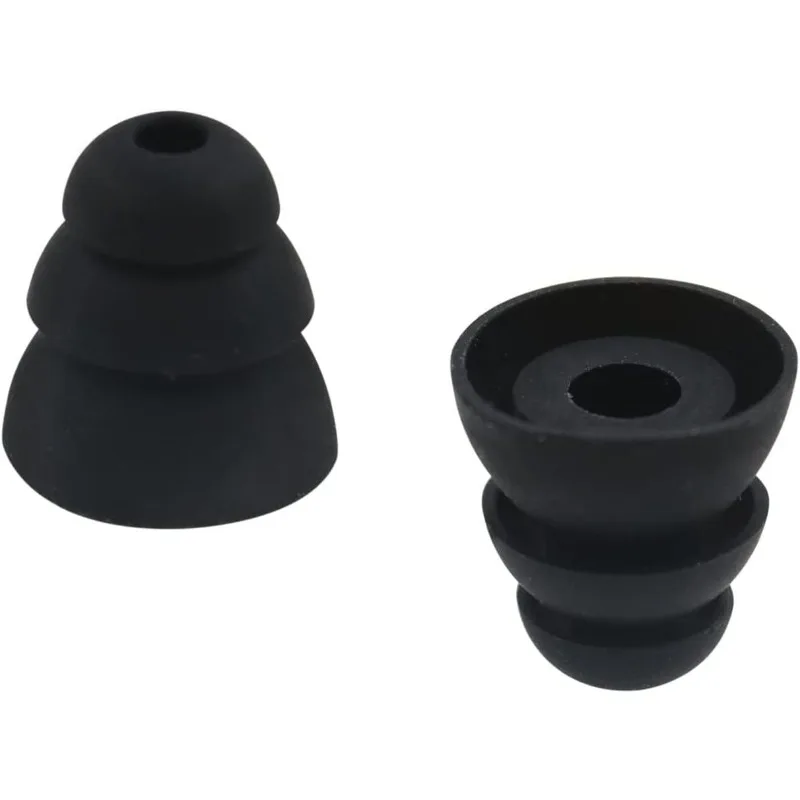 For 6pcs S/M/L Size Noise Isolate Silicone Cushion Ear Bud Tips with 4mm Connector Hole, Fit for Most in Ear Earphone view 3