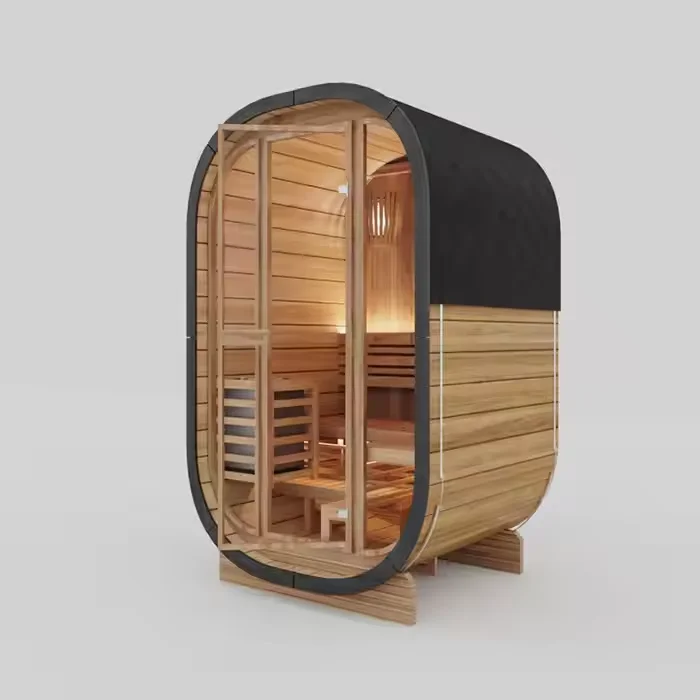 Popular Model Small Size Outdoor Traditional Cube Steam Sauna Room