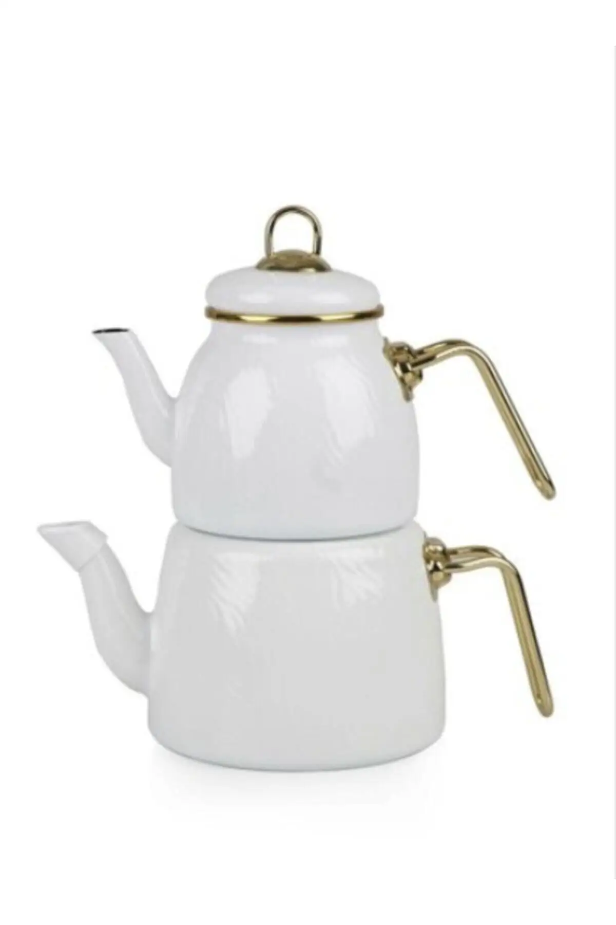 Acar Hüma White Qualita Enamel Teapot Xap-011531/6-ty