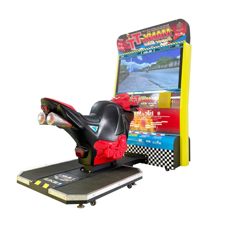 

42-Inch Large Single Player TT Motorcycle Simulation Racing Arcade Machine Coin Operated 1 Year Warranty English for