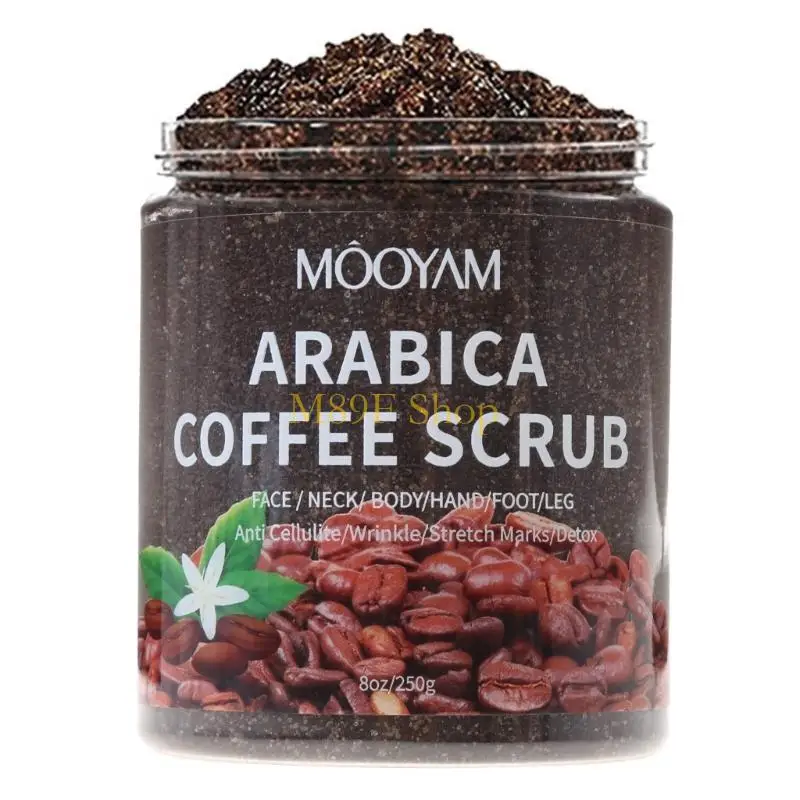 

M89F 250g Arabica Coffee Body Scrub Cream Dry Dead Skin Exfoliating Polish Paste Anti Cellulite Stretch Mark Deep