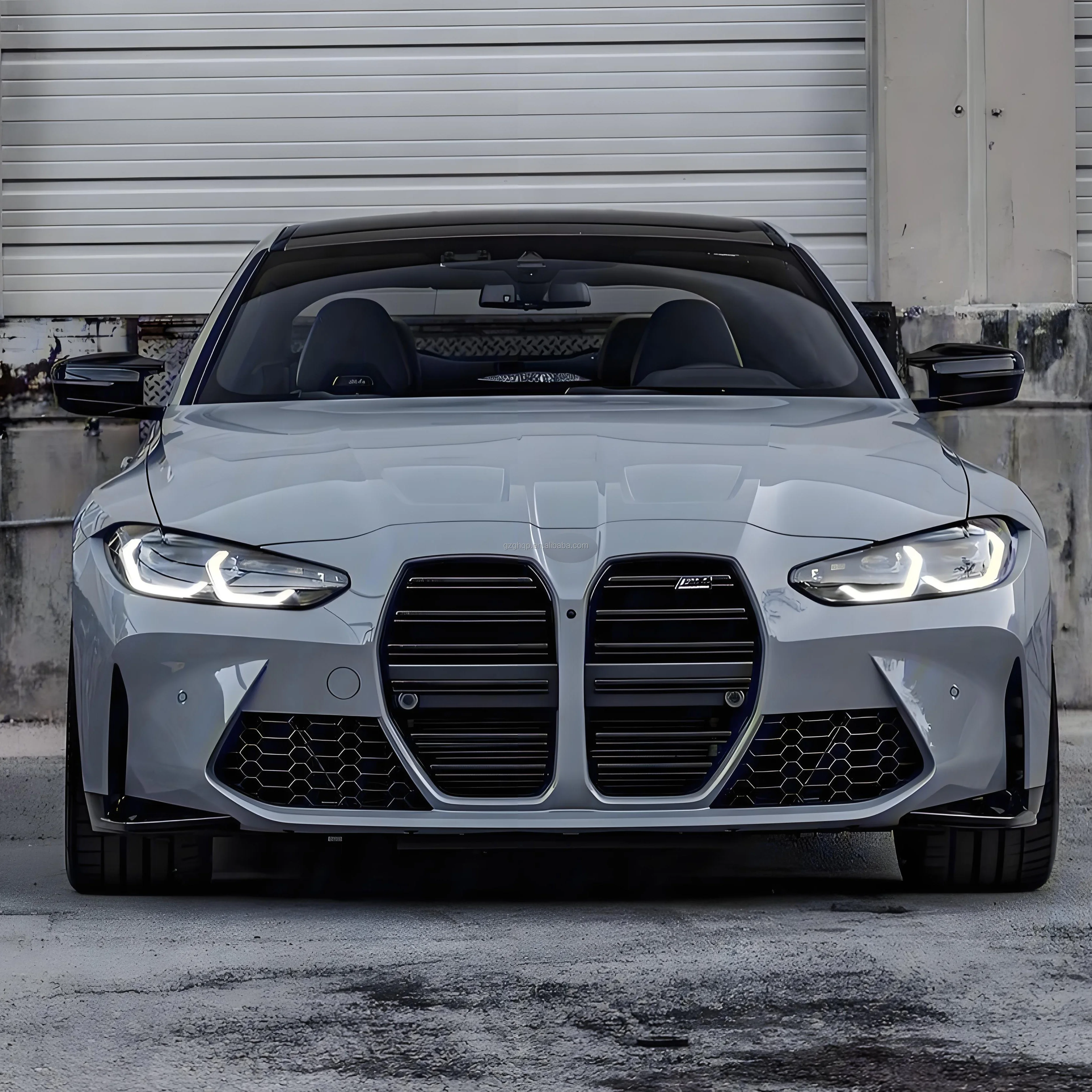Original Car Front Bumper Kit with Radiator and Headlights Suitable for M3 M4 G80 G82 Front Bumper Assembly