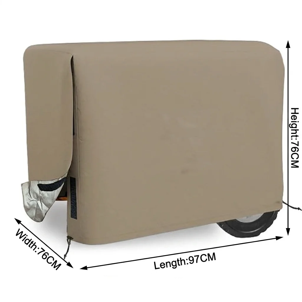 Generator Cover Built with 420D Oxford Material Featuring Tear Resistant Construction and All Weather Durability