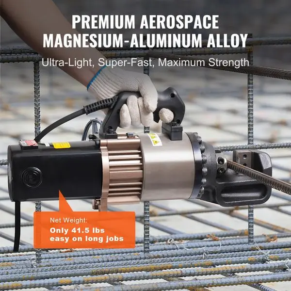 Cortador de vergalhão hidráulico elétrico VEVOR 2000W cortado até 1,1 polegadas 5-28 mm