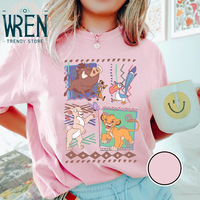 Retro 90s Disney Lion King Simba And Timon Comfort Colors T-shirt Vintage Lion King T Shirt Hakuna Matata Retro ShirtFamily Tee