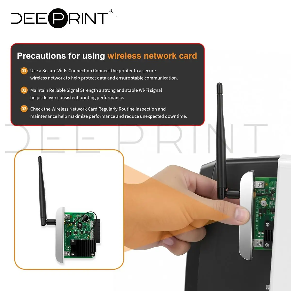 P1083320-037A Ethernet Network Card WiFi Wireless Module for Zebra ZT111 ZT211 ZT231 Thermal Label Printer | 3-Month Warranty