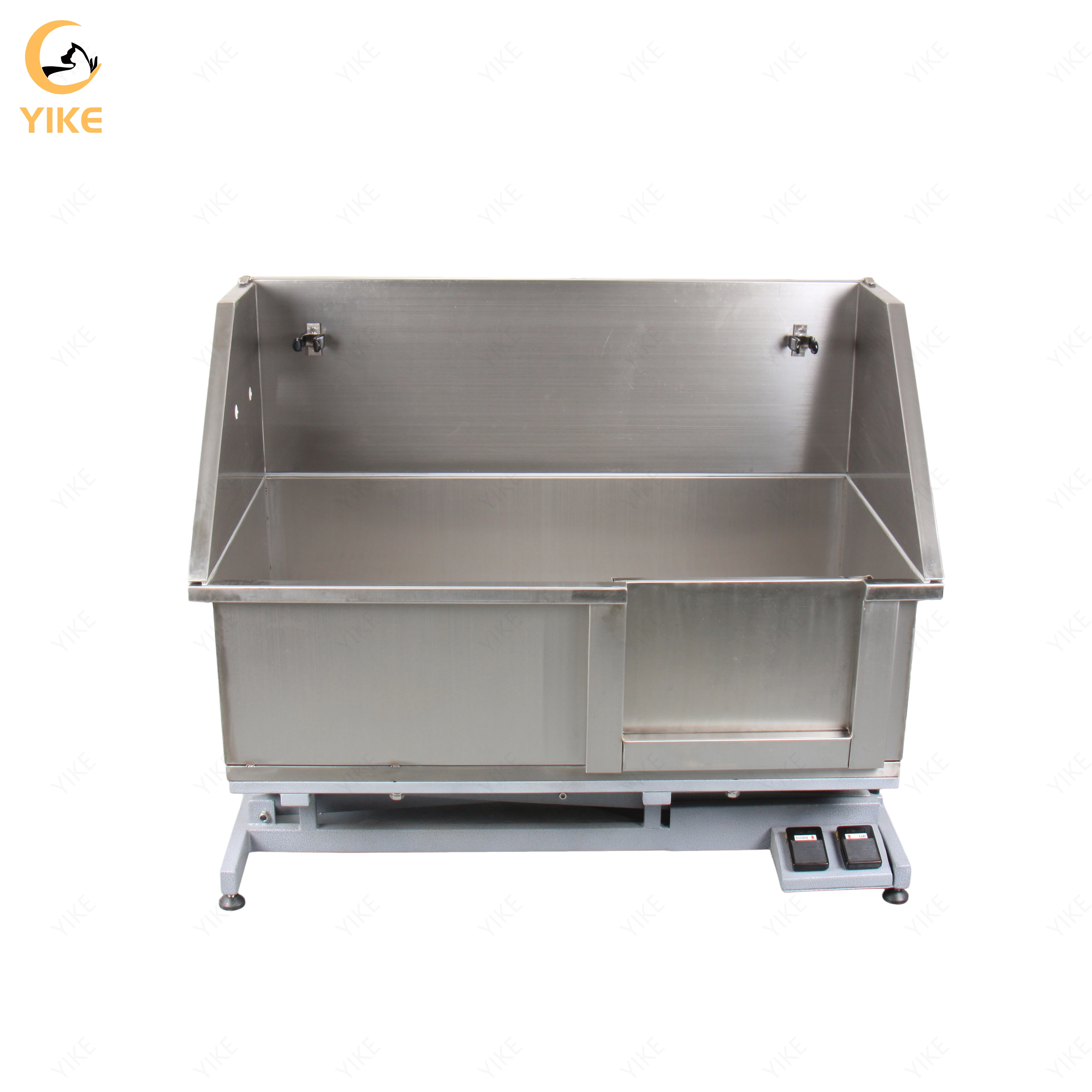 Electric Lifting Stainless Steel Tub With Sliding Door Dog Wash Machine Electric Lifting Dog Bathing Tub Pet Grooming Bathtub